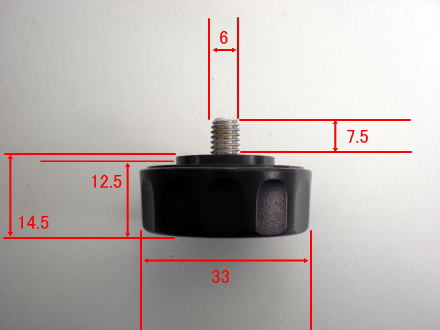 PS-501CNの固定ボルトの各部寸法