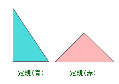 海図で使用する三角定規
